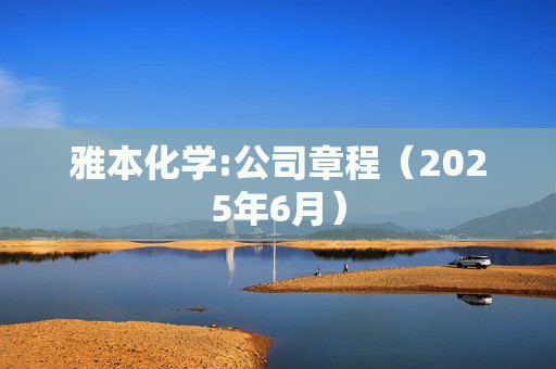 雅本化学:公司章程（2025年6月）  第1张