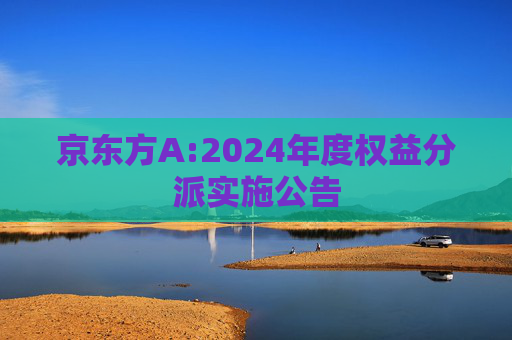 京东方A:2024年度权益分派实施公告  第1张