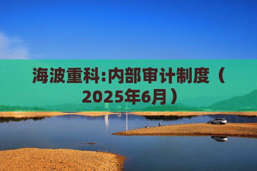 海波重科:内部审计制度(2025年6月)