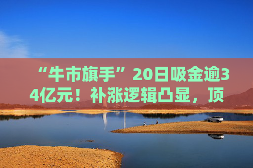“牛市旗手”20日吸金逾34亿元！补涨逻辑凸显，顶流券商ETF（512000）规模快速逼近400亿元