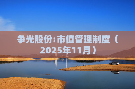 争光股份:市值管理制度（2025年11月）  第1张
