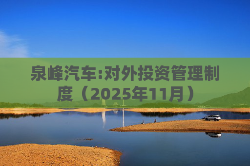泉峰汽车:对外投资管理制度（2025年11月）