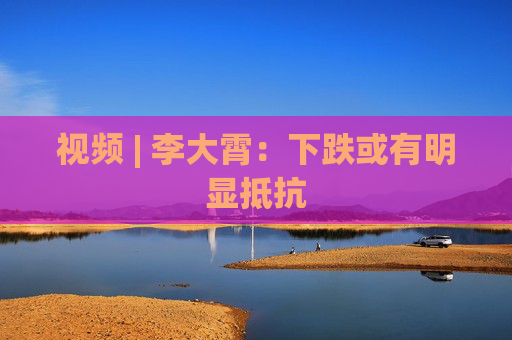 视频 | 李大霄：下跌或有明显抵抗  第1张