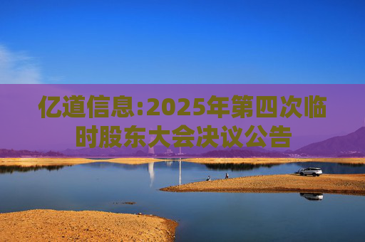 亿道信息:2025年第四次临时股东大会决议公告