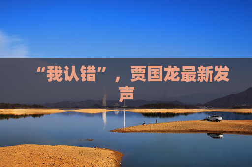 “我认错”，贾国龙最新发声