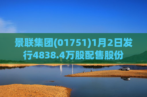 景联集团(01751)1月2日发行4838.4万股配售股份