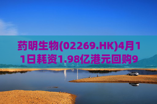 药明生物(02269.HK)4月11日耗资1.98亿港元回购990万股