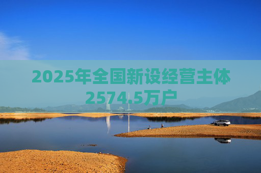 2025年全国新设经营主体2574.5万户