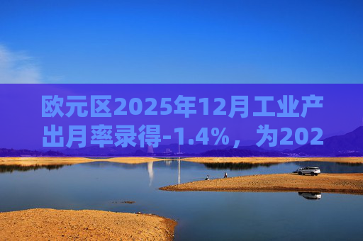 欧元区2025年12月工业产出月率录得-1.4%，为2025年4月以来最大降幅