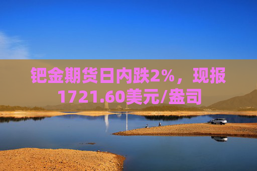 钯金期货日内跌2%，现报1721.60美元/盎司