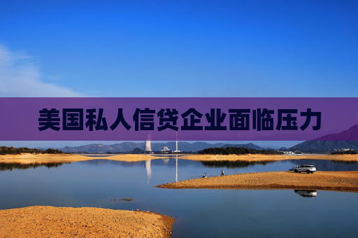美国私人信贷企业面临压力