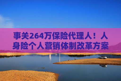 事关264万保险代理人!人身险个人营销体制改革方案落地 拟推动建立有中国特色的保险销售人员荣誉评价体系 第1张 事关264万保险代理人!人身险个人营销体制改革方案落地 拟推动建立有中国特色的保险销售人员荣誉评价体系 第1张