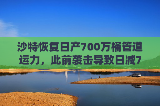 沙特恢复日产700万桶管道运力，此前袭击导致日减70万桶