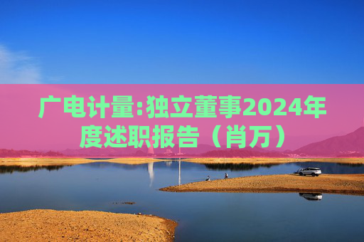 广电计量:独立董事2024年度述职报告（肖万）  第1张