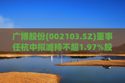 广博股份(002103.SZ)董事任杭中拟减持不超1.97%股份