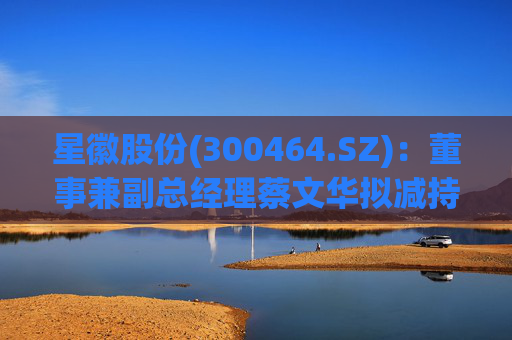 星徽股份(300464.SZ)：董事兼副总经理蔡文华拟减持20.25万股  第1张
