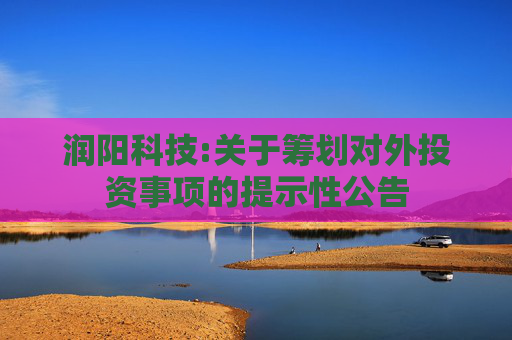 润阳科技:关于筹划对外投资事项的提示性公告