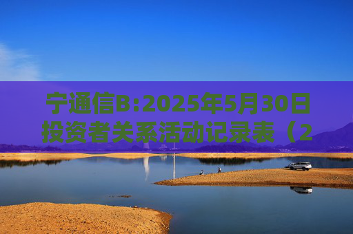 宁通信B:2025年5月30日投资者关系活动记录表（2024年度网上业绩说明会）