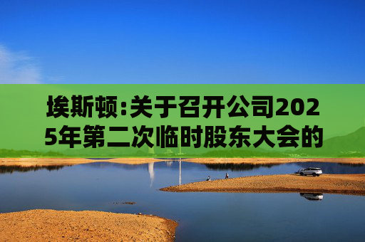 埃斯顿:关于召开公司2025年第二次临时股东大会的通知  第1张