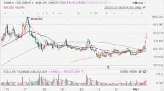 港股异动丨老铺黄金飙升近14%，金价新高+花旗唱好双重提振