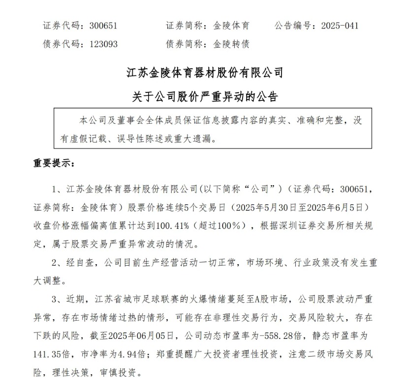 苏超爆火 背后有高人?有股票严重异动 股价大涨122% 第3张 苏超爆火 背后有高人?有股票严重异动 股价大涨122% 第3张