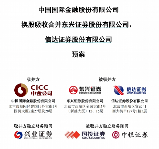 “三合一”整合启动 券商万亿俱乐部迎新巨头 东兴证券复牌涨停 第1张 “三合一”整合启动 券商万亿俱乐部迎新巨头 东兴证券复牌涨停 第1张