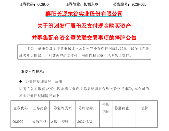 603950,大动作!明日停牌! 第1张 603950,大动作!明日停牌! 第1张